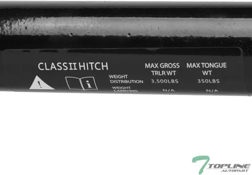 Vista 6 de 7422437992940 Compatible con enganche de remolque receptor Tucson Clase 2 II 2016-2021, color negro de 1.25 pulgadas