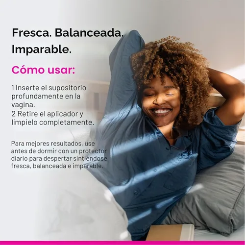 Vista 4 de vH essentials Supositorios vaginales prebióticos con pH equilibrado, protegen naturalmente contra el olor, caja de 15