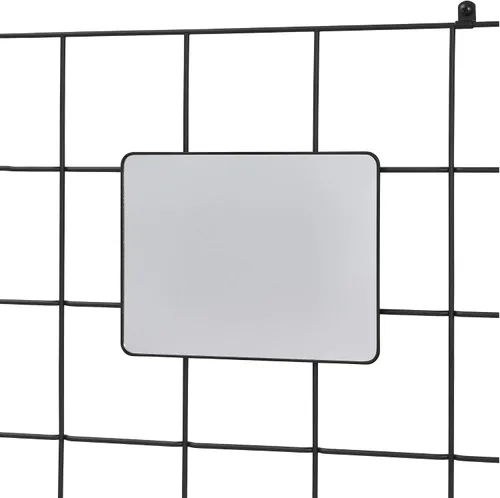 Vista 12 de InterDesign Jayce Sistema de pared metálica, panel de organización modular de rejilla para el almacenamiento adicional en la cocina
