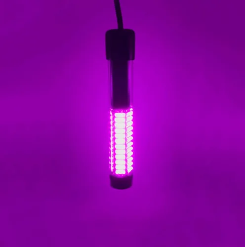 Vista 10 de SAMDO IP68 Lámpara LED submarina de 12V para pesca, luz de 1080 lúmenes que atrae peces, luz para pesca nocturna de 10.8W