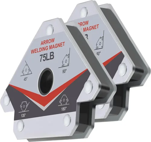 Vista 9 de GUTIMORE - Magents de soldadura de 25 libras, paquete de 4, soporte magnético de sujeción de ángulo resistente