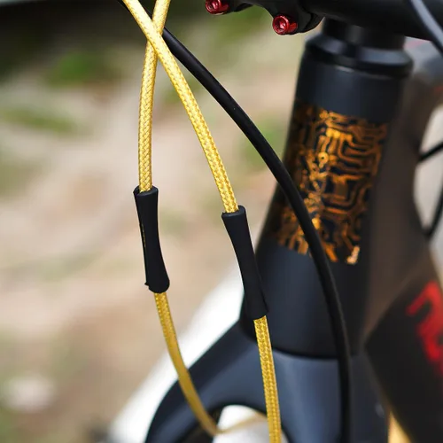 Vista 7 de CNC Juego de cables de freno de bicicleta de montaña, carcasa de cable de freno de bicicleta, cubierta trenzada y línea interior de teflón para MTB