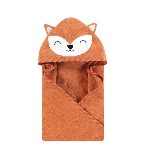 Vista 110 de Hudson Baby Toalla con capucha unisex de algodón con cara de animal para bebé, cocodrilo, talla única