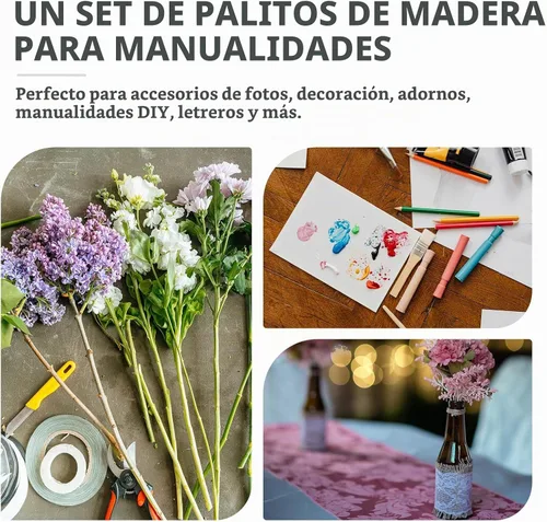 Vista 5 de IMIKEYA 40 ramitas de abedul para manualidades, ramas decorativas de árbol de 118 pulgadas para proyectos de bricolaje