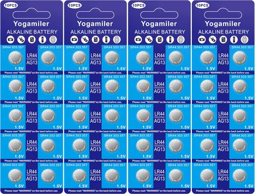 Vista 8 de Paquete de 40 pilas de botón LR41 AG3 392 192 SR41 384 736 L736F de 1,5 V