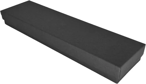 Vista 7 de CuteBox - Cajas rellenas de algodón negro mate, 100 unidades (2 1/8 x 1 5/8 x 3/4 pulgadas) para joyas, venta al por menor, mercancía, regalos