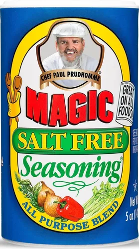 Condimento Magic Seasoning Blends, libre de sal marca Magic, envase con 5 onzas