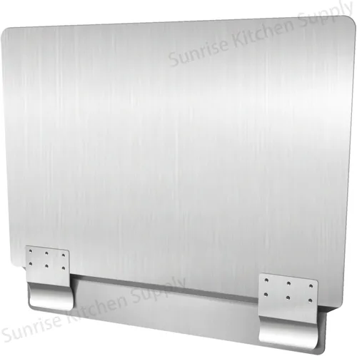 Vista 2 de Protector contra salpicaduras de freidora de acero inoxidable comercial - Universal (1)