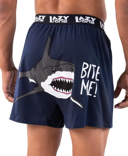 Vista 3 de Lazy One - Bóxer novedoso con animales divertidos, ropa interior divertida, regalo de broma para hombre