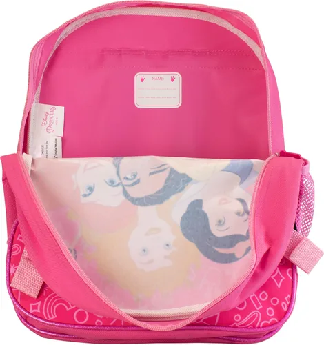 Vista 4 de Disney Conjunto de mochila y lonchera para niños Pink Princesses Rosado Mochilas tradicionales