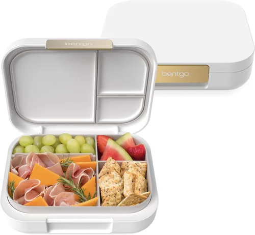 Vista 11 de Bentgo Modern lonchera Bento para adultos y adolescentes; 3-4 compartimentos, resistente a fugas, capacidad de 5.5 tazas/44 onzas líquidas, clips