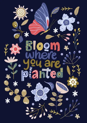 Bloom Daily Planners - A Passionate Goal Organizer - Your Monthly and Weekly Inspirational Agenda Book - Sized at 8" x 11"