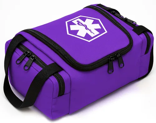 Vista 10 de Dixie EMS Dixigear Bolsa Vacía de Primer Respondedor II 10.5" x 5" x 8" - Azul