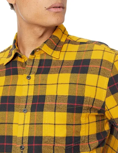 Vista 4 de Tienda Essentials - Camisa de franela para hombre, de manga larga