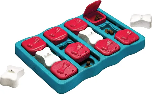 Vista 5 de Outward Hound Hide A Squirrel - Rompecabezas de peluche para perros (mediano) y ladrillo de perro, juguete interactivo para perros