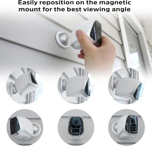 Vista 7 de XTREME Energizer Connect - Cámara de seguridad WiFi inteligente recargable inalámbrica con batería, video de 1080p, detección de movimiento PIR