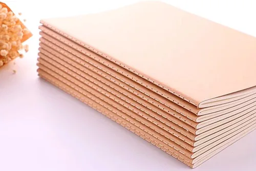 Vista 7 de ALIMITOPIA Paquete de 6 cuadernos de bolsillo marrones de tapa blanda encuadernados con hilo, cuaderno pequeño diario bloc de notas, tamaño A6