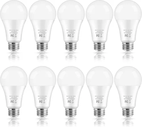 Vista 12 de Bombillas LED, bombillas LED A19 equivalentes a 100 W, 13 W, 2700 K, blanco cálido, 1500 lúmenes, no regulables, brillantes, E26 Edison bombillas
