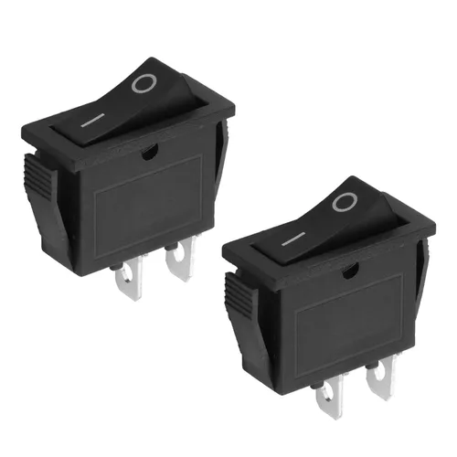 Vista 7 de 5 piezas de interruptor basculante para barco con cierre rápido ENCENDIDO/APAGADO, 2 pines, 12V, 250V/15A, 125V/20A, interruptor basculante