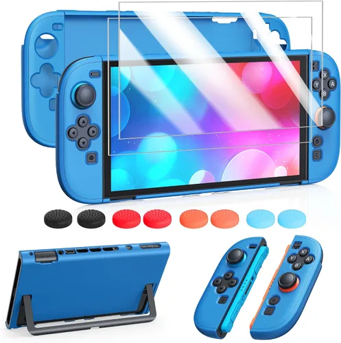 Vista 14 de FYOUNG Protective Case for Nintendo Switch 2 2025, Slim Hard Shell for Switch 2 Accessories, Scratch&Shock Protection Cover with Screen Protector, 8