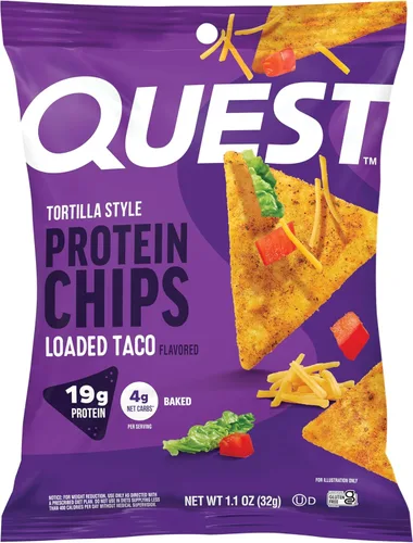 Vista 16 de Quest Nutrition Tortilla Style Protein Chips, Buffalo Ranch, 0.67 oz de proteína, 0.14 oz de carbohidratos netos, aperitivo de proteína sin gluten