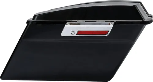 Vista 2 de XFMT Alforjas duras para sillín con soportes de conversión negros para Harley Heritage Softail Deluxe 1984-2017