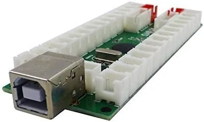 Vista 5 de SJJX 2 Jugadores Arcade Juego DIY Kit USB Codificador Controlador Botón Joystick Para Retro Pie Raspberry Pi MAME PC