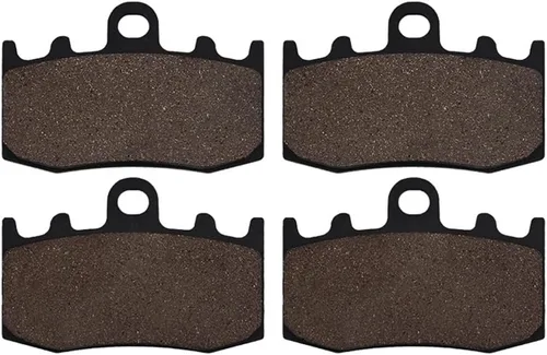 Para BMW R1200S 2006-2010 R1200RT 2003-2013 K1200GT 2003-2006 K1200S 2003-2008 K1300S 2009-2015 pastillas de freno semimetálicas delanteras y 2