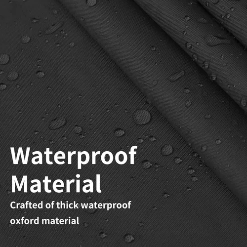 Vista 5 de Easy-Going Fundas Impermeables para Cojines de Patio SOLO Funda 20x18x4 pulgadas Paquete de 2 Fundas de Repuesto Antideslizantes para Cojines