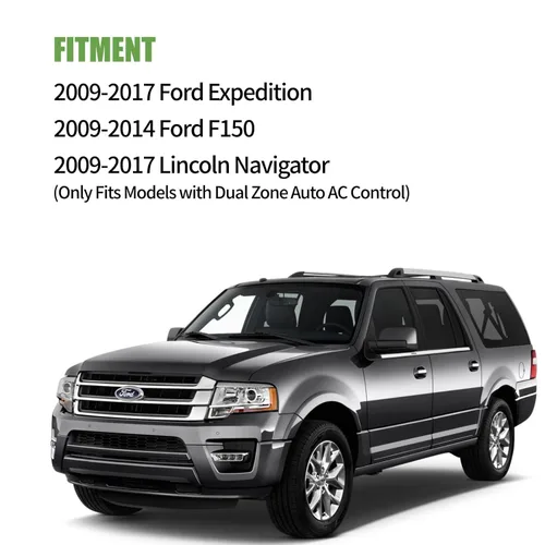 Vista 3 de Módulo de control del ventilador HVAC, resistor del motor del ventilador compatible con Ford Expedition 2009-2017, Ford F-150 2009-2014, Lincoln