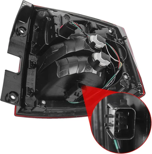 Vista 2 de Huray Luz trasera izquierda para Jeep Compass 2011-2013 lámpara de freno LH del lado del conductor