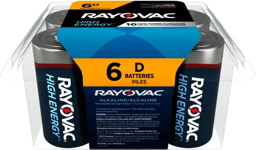 Vista 9 de Rayovac Baterías Fusion C (paquete de 4), pilas alcalinas C