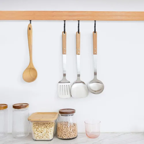 Vista 3 de 2 Inch Ceiling Hooks, Vinyl Coated Screw-in Cup Hook for Hanging Plants, Lights, Mugs - Heavy Duty Indoor Outdoor Use, Metal Wall Kitchen Hanger