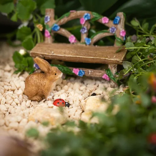 Vista 9 de Jardín de hadas – Accesorios y miniatura con figuras de jardín de hada (14 unidades) – Suministros de Pretmanns