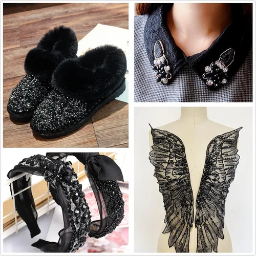 Vista 7 de 500 piezas mixtas de acrílico con parte trasera plana para coser con diamantes de imitación, gemas de cristal para ropa, manualidades, manualidades