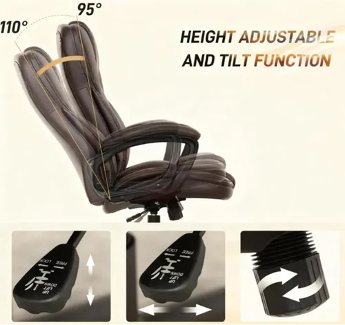 Vista 5 de Chair Office Simple Modern Desk Chairs Comfy Silla para escritorio Work Chair Home Office Desk Chairs for Living Room, Bedroom, Vanity, Study