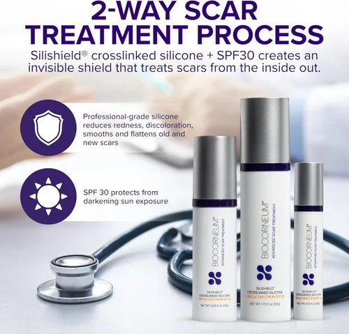 Vista 3 de Ungüento bioCorneum para cicatrices con factor de protección solar de 30 (Tamaño 1.76 onzas) (1.76 onzas)