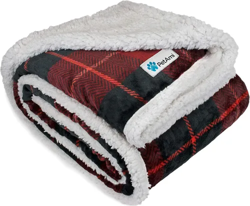 Vista 15 de PetAmi Manta para Perros Pequeños y Medianos, Manta de Cama para Mascotas Gato Cachorro Gatito, Funda de Vellón para Muebles Protector de Sofá
