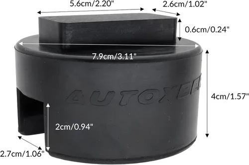 Vista 3 de AUTOXBERT Soporte de Adaptador de Cojín para Gato de Eje de Coche Compatible con BMW Serie 3 4 5 E46 E90 E39 E60 E91 E92 X1 X3 X5 Nuevo