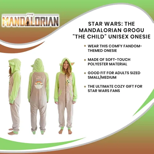 Vista 7 de Star Wars The Mandalorian GroguThe Child Womens Onesie