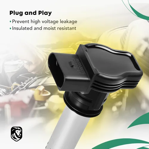 Vista 8 de YHTAUTO Juego de 5 bobinas de encendido de repuesto para Volkswagen Jetta 2005-2014, Passat 2012-2015, Golf 2010-2014, Beetle 2006-2014, Rabbit