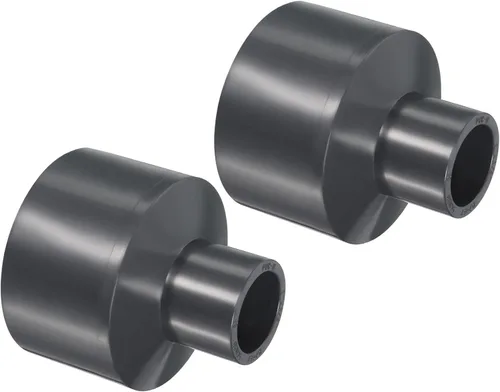 Vista 23 de PATIKIL UPVC Reductor de tubería de 1 "x 1/2" Socket Schedule 80, conector adaptador de acoplamiento recto, gris