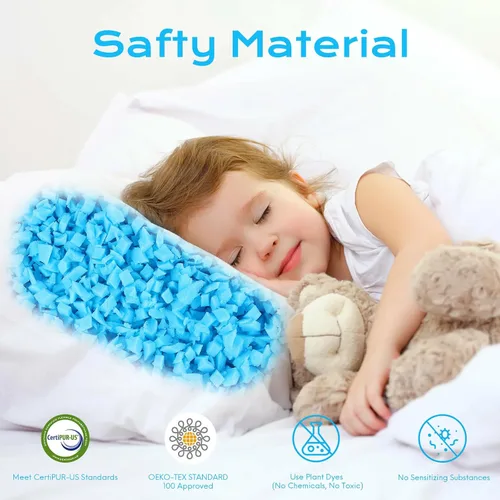 Vista 2 de Relleno de puf, relleno de espuma viscoelástica triturada de 5 libras, relleno de silla de puf, recarga de relleno para puf, relleno de saco