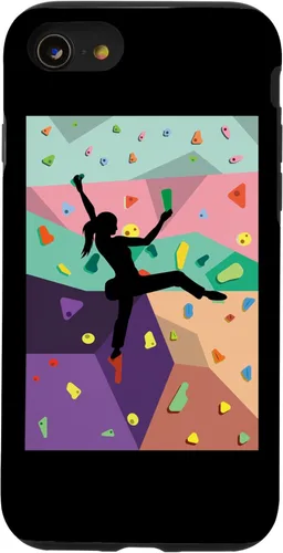 Vista 18 de Cute Colorful Rock Climbing Bouldering Wall Climber Case for iPhone 16