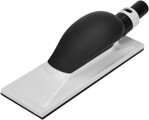 Lijadora de mano de plástico ligero Extracción de polvo de mano Lijado Molienda Esponja Bloque Polvo 7.874x2.756 in