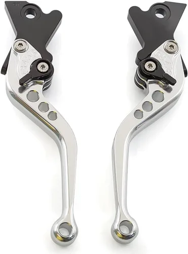 Vista 19 de DOUKI for Kawasaki H2 H2R 2015-2019 Motorcycle Long Brake Clutch Levers Adjustable CNC Aluminum Short Clutch Brake Levers Lever (Color : A1)