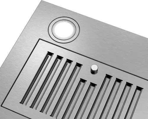 Vista 9 de COSMO COS-30IRHP 30 pulgadas Colección Lumin Campana Extractora de Inserción Canalizada de 380 CFM, Controles de Botón, Luces LED, Acero Inoxidable