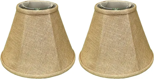 Vista 20 de Royal Designs, Inc. BS-707FC-6AGL Deep Empire Basic - Pantalla para lámpara con clip de llama, 3.5 x 6 x 5.75 pulgadas, color dorado antiguo