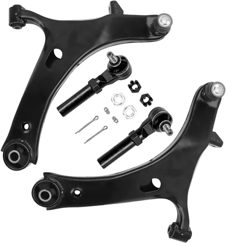Vista 122 de Detroit Axle - Kit de brazos de control delanteros de 4 piezas para Nissan Cube 2009-2014, Nissan Versa 2007-2012 2 brazos de control inferiores