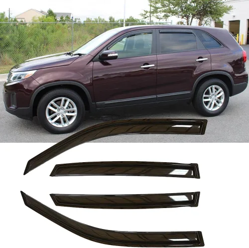 Vista 11 de 94059 - Juego de 4 protectores de viento para ventana, para montaje exterior, con cinta adhesiva para Ford Escape 2001-2012 Mazda Tribute 2005-2011